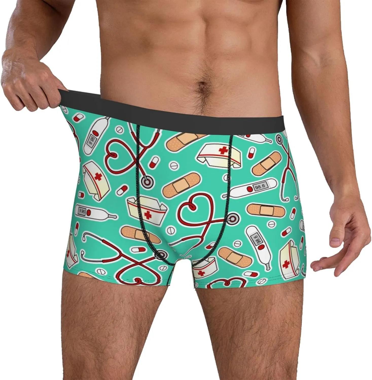 Men'S Boxer Briefs Soft Breathable Stretch Underwear