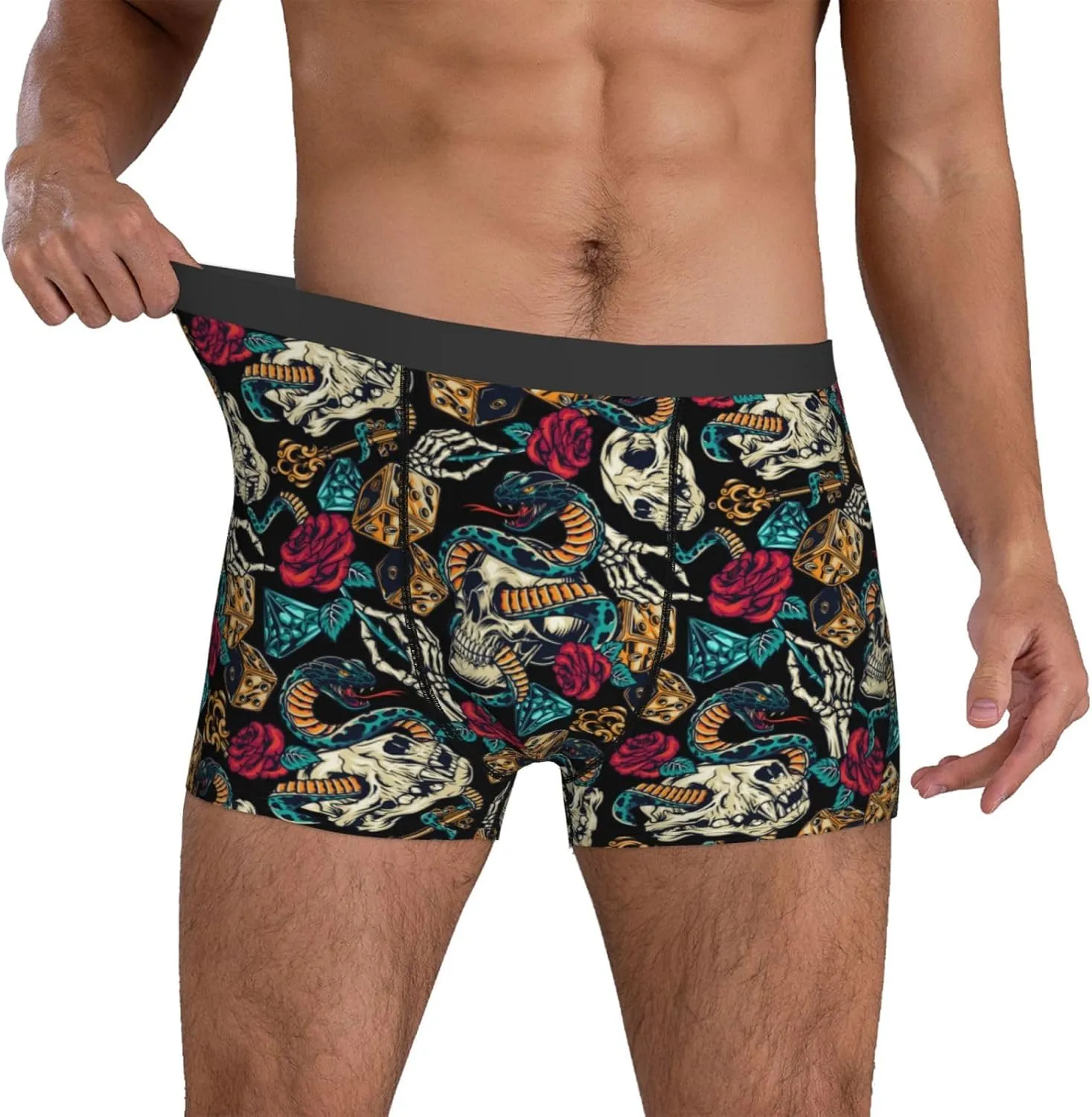 Men'S Boxer Briefs Soft Breathable Stretch Underwear