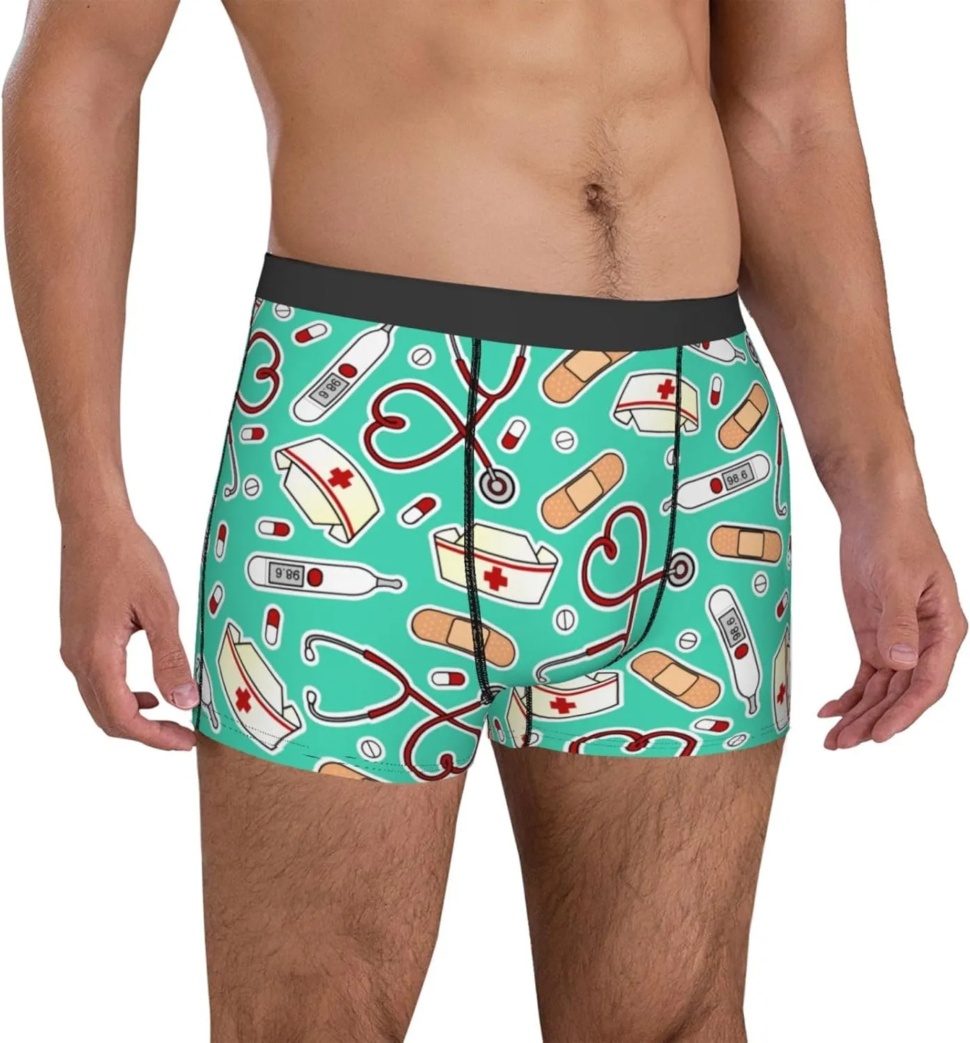 Men'S Boxer Briefs Soft Breathable Stretch Underwear