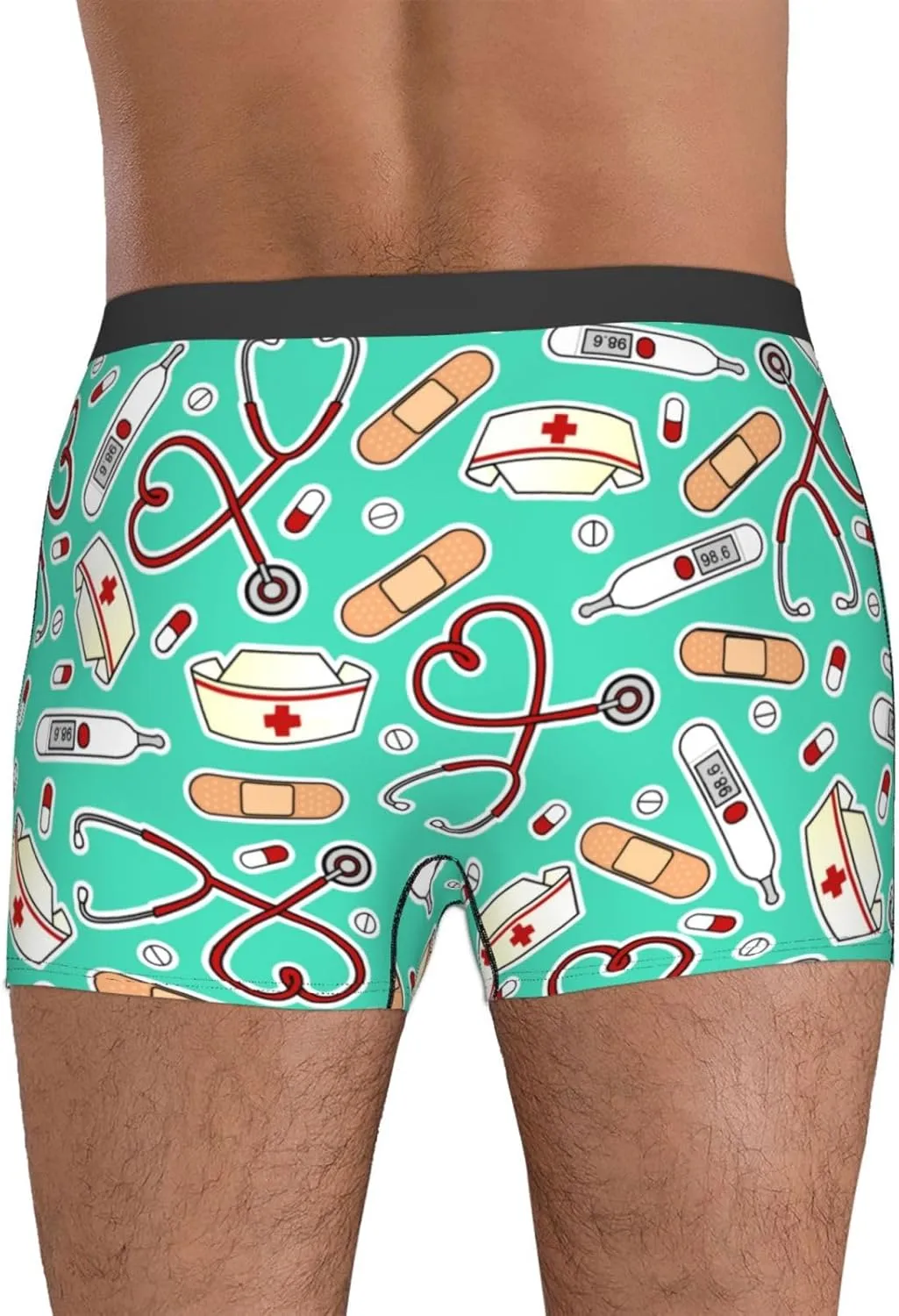 Men'S Boxer Briefs Soft Breathable Stretch Underwear