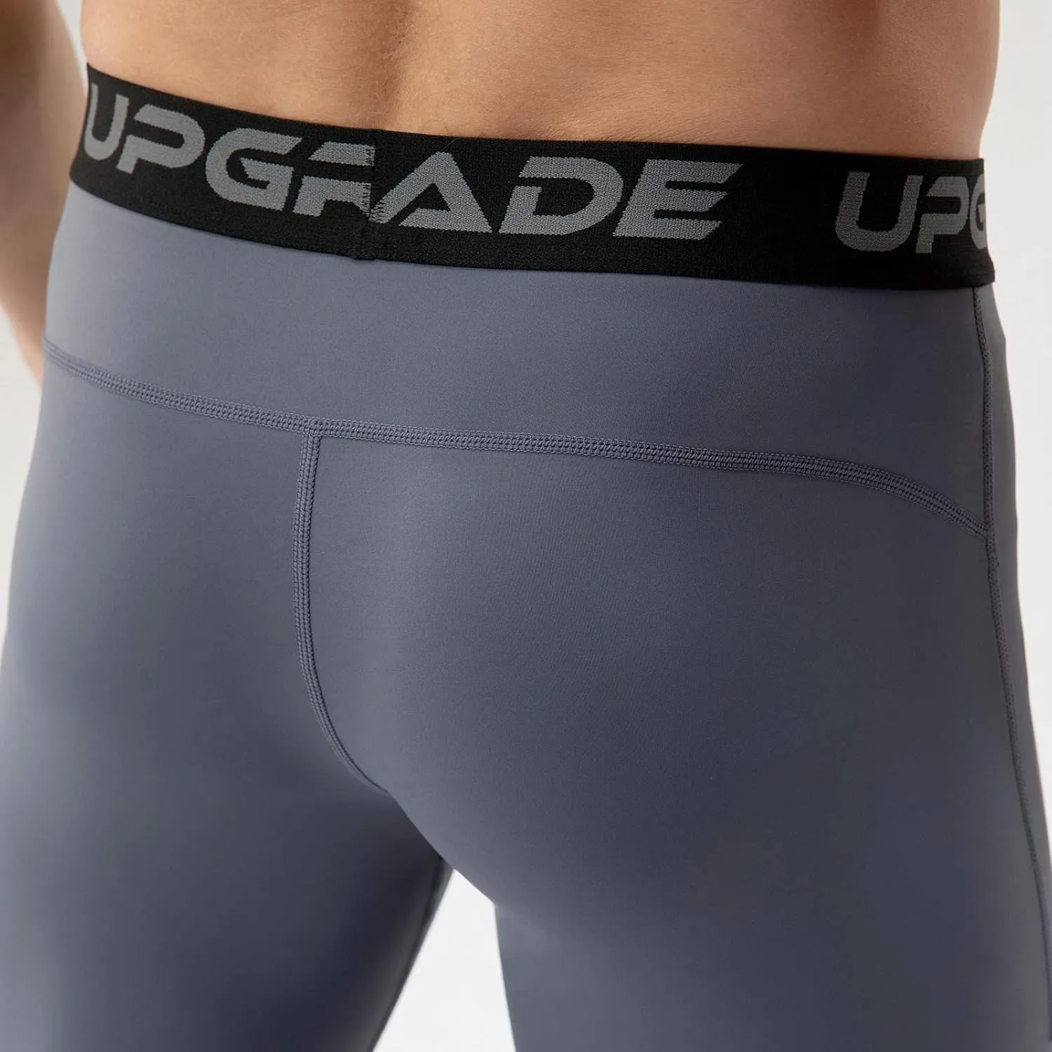 Men's Compression Leggings Athletic Compression Pants with Phone Pockets Running Baselayer Long Johns Workout Pants
