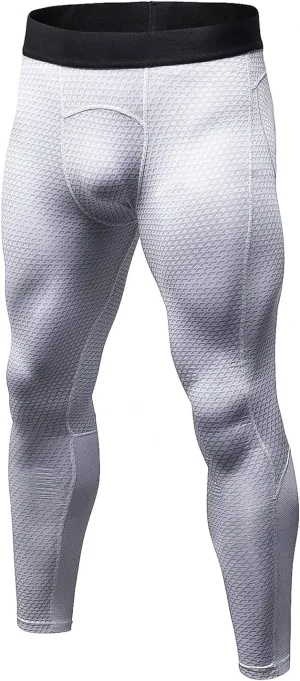 Mens Compression Leggings Sports Underwear Base Layer Quick Dry Gym Running Tights Ultra-Warm Thermal Leggings