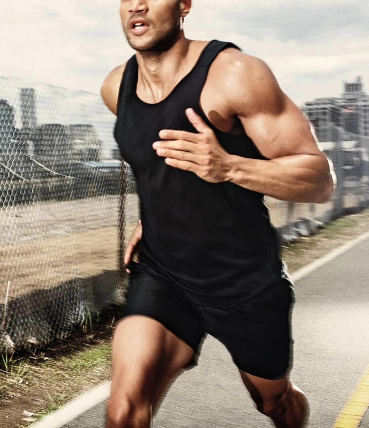 Men's Gym Workout Shorts with Zipper Pockets - 5" Lightweight Running Athletic Shorts Bodybuilding Training