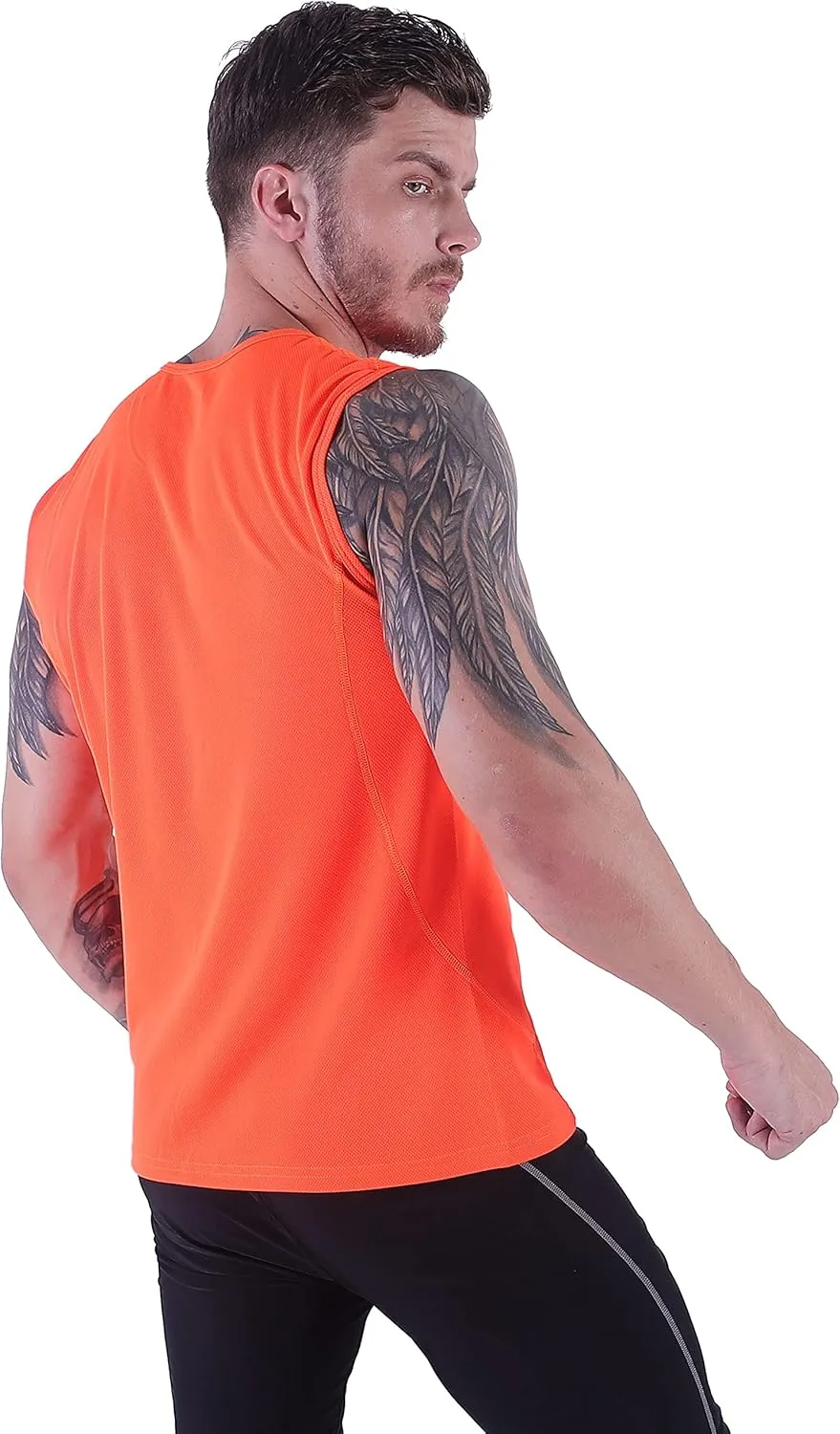 Men’s Lightweight Tank Top Undershirt Quick Dry Athletic Sleeveless Shirts S-4XL