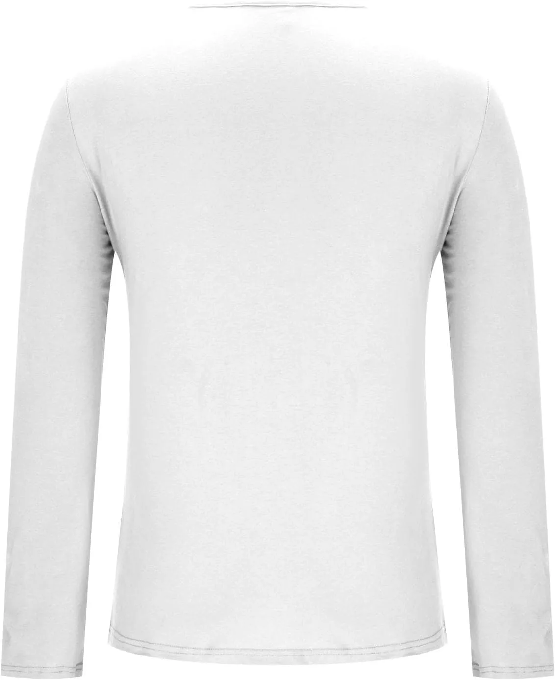 Men's Long Sleeve V Neck Muscle Shirt Athletic Running Workout Athletic Shirts Casual Slim Quick Dry Pullover Tops
