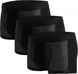 Men'S Mesh Boxer Briefs - Breathable, Comfortable, Seamless, Moisture-Wicking & Multipack