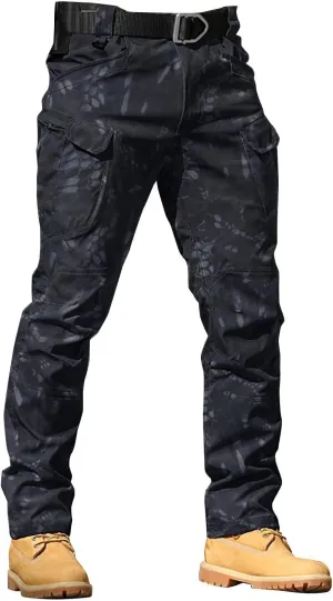 Mens Resort Wear 2025 Camo Cargo Pants Y2k Men Baggy Camouflage Pants Oversized Joggers Trousers Sweatpants with Pockets