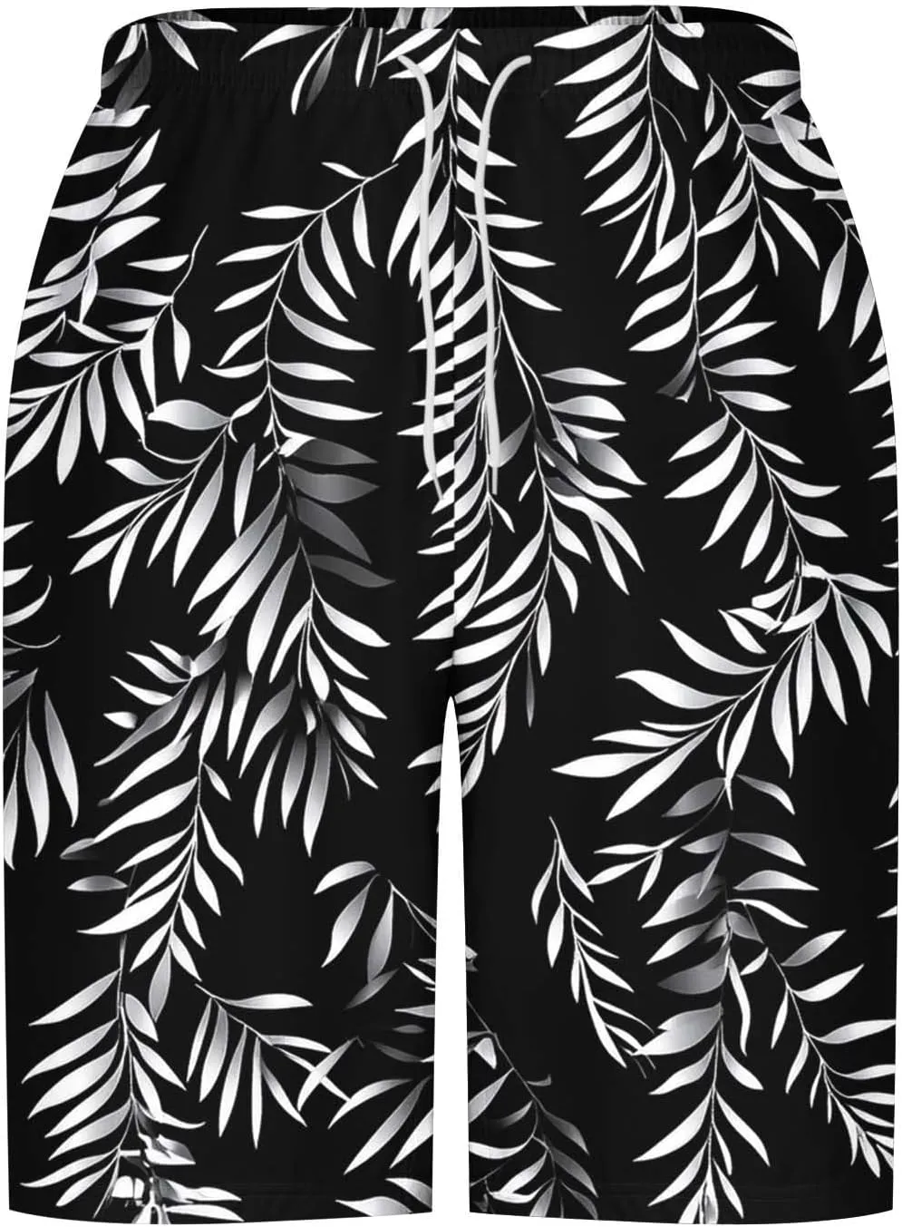 Mens Shorts Cotton Linen Shorts Elastic Waist Casual Cargo Shorts Lightweight Classic Fit Summer Beach Shorts