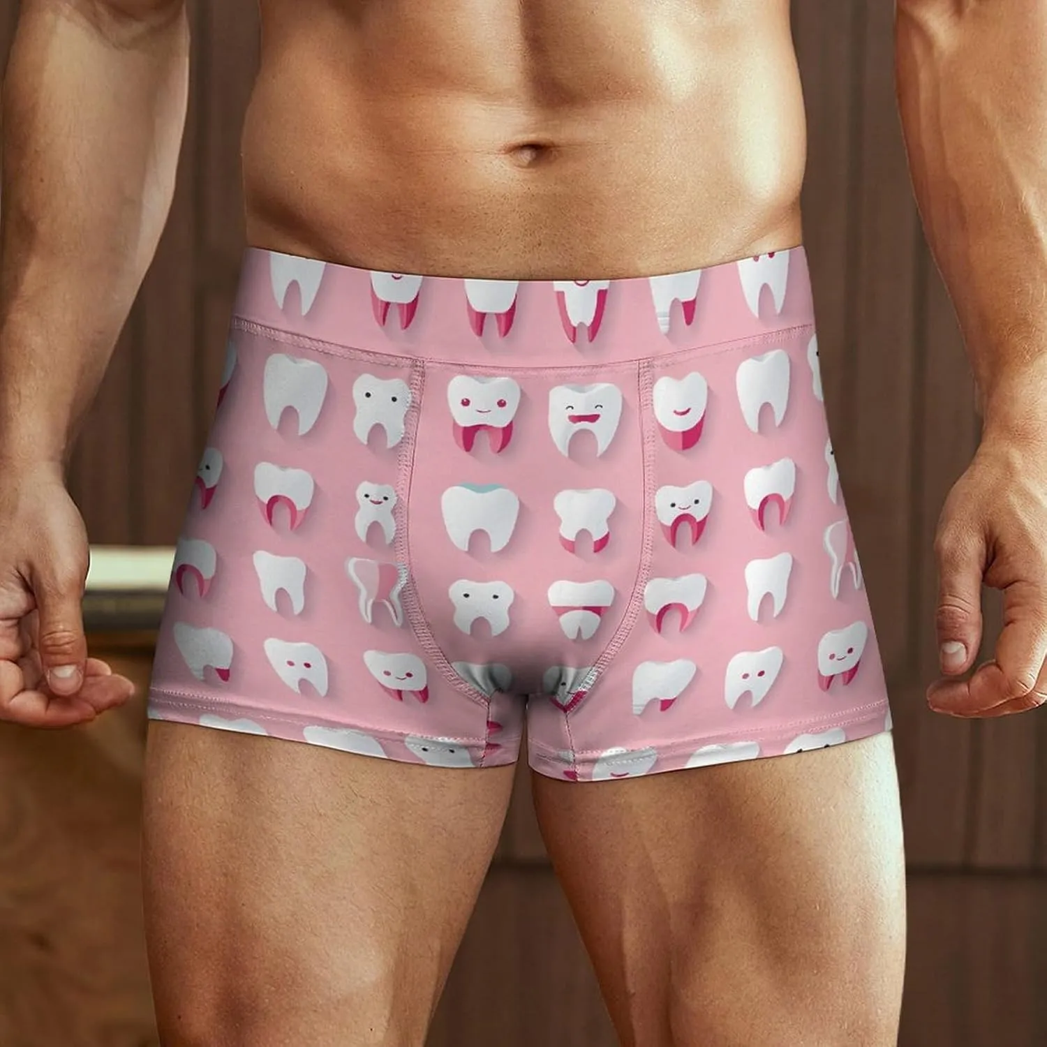 Men's Stretch Boxer Briefs Quick Dry, Moisture Wicking, Breathable