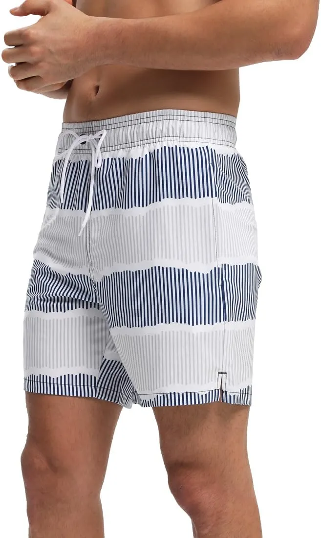 Men's Swim Trunks Quick Dry with Mesh Lining and Pockets