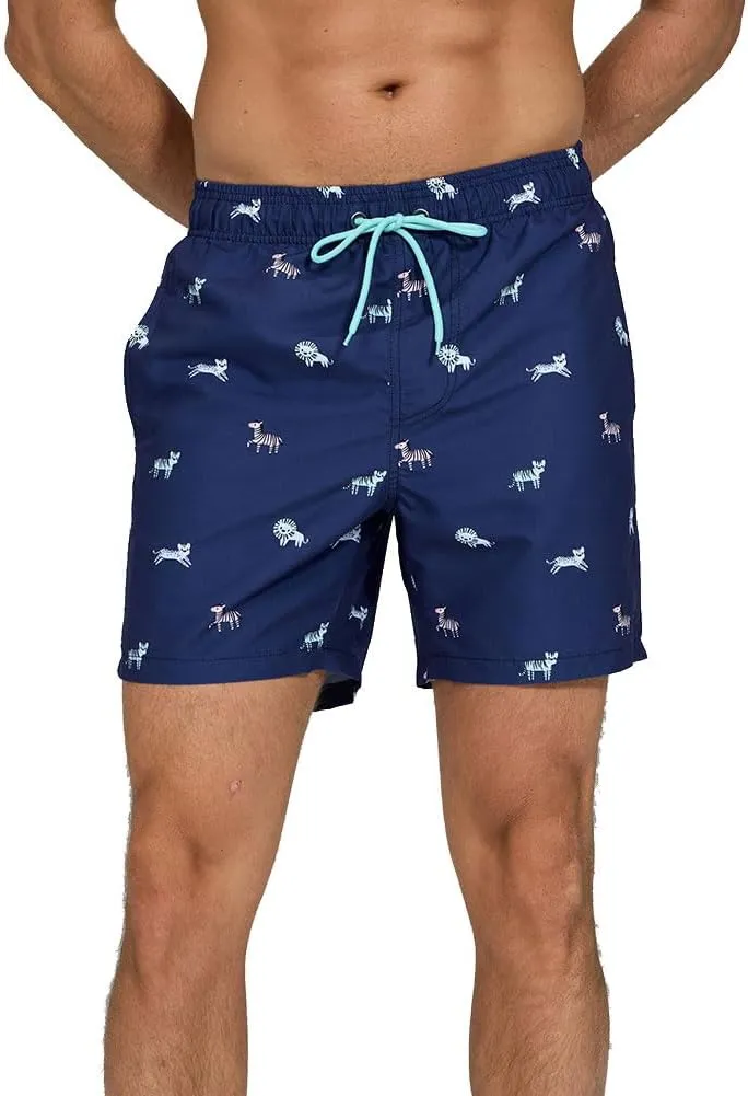 Men's Swim Trunks Quick Dry with Mesh Lining and Pockets