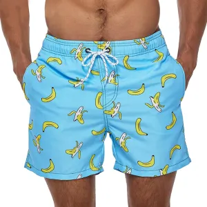 Men's Swim Trunks Quick Dry with Mesh Lining and Pockets