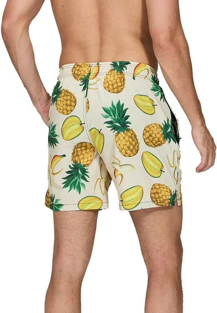 Men's Swim Trunks Quick Dry with Mesh Lining and Pockets