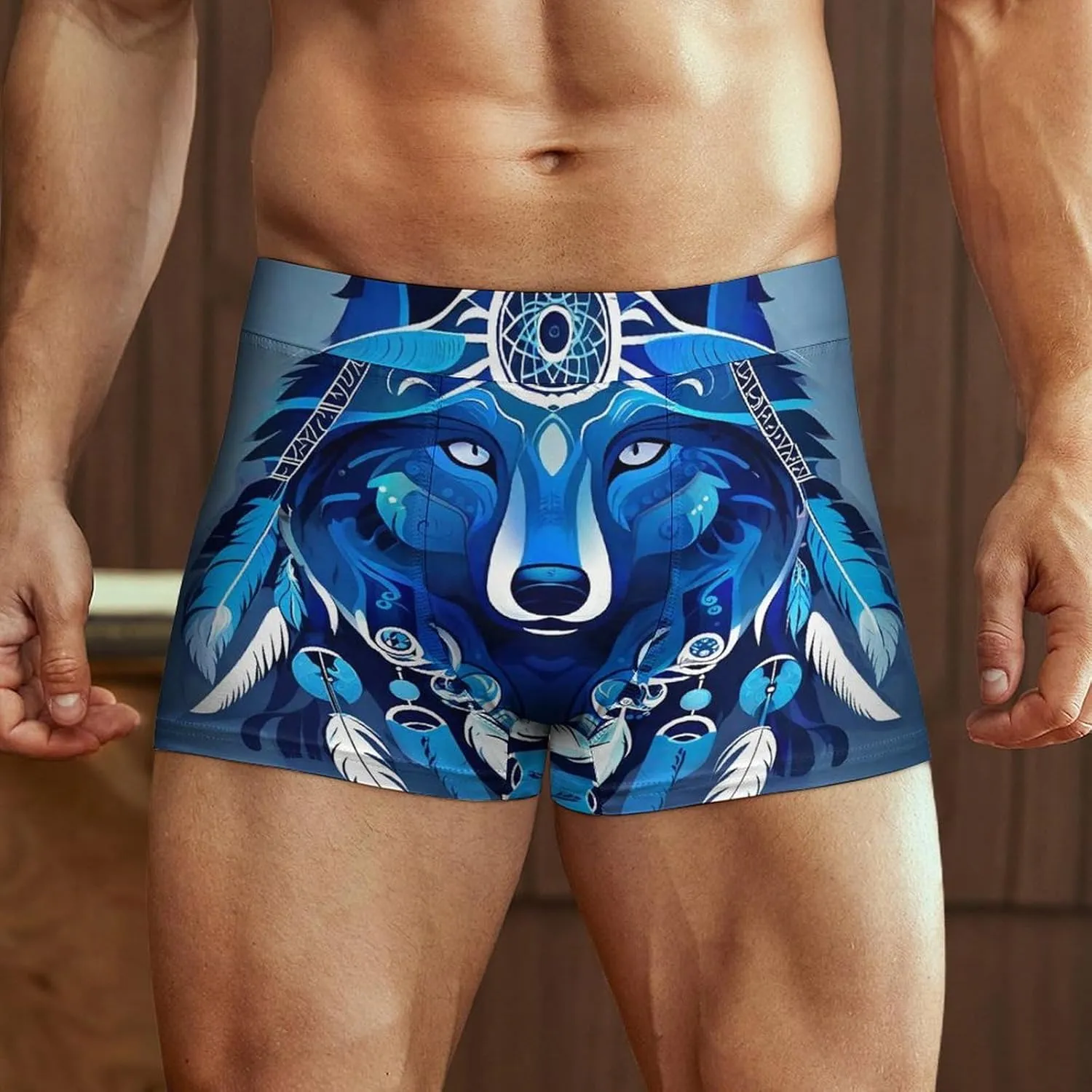 Mens Underwear Boxer Briefs Breathable Soft Moisture-Wicking Underwear