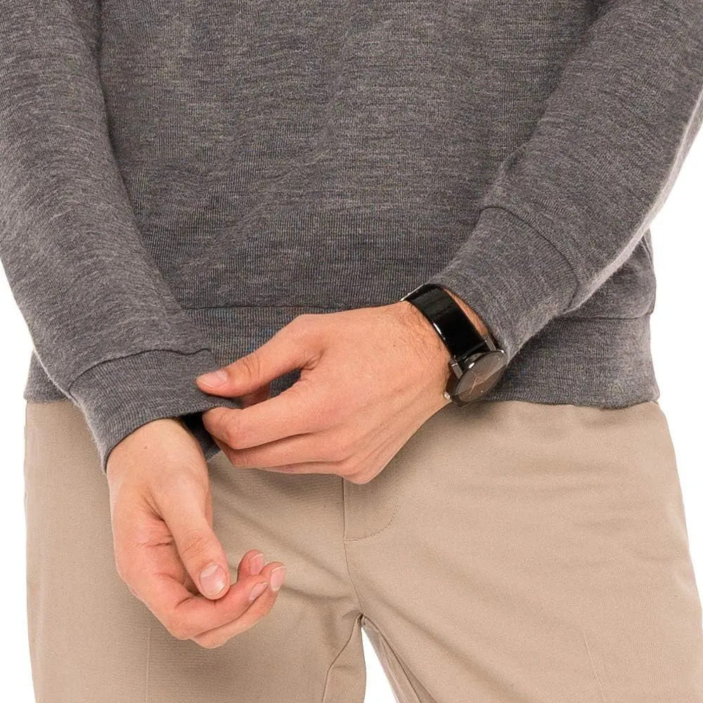 Mens V Neck Sweater - Moisture Wicking Dry Fit - Lightweight Fashion Sweaters
