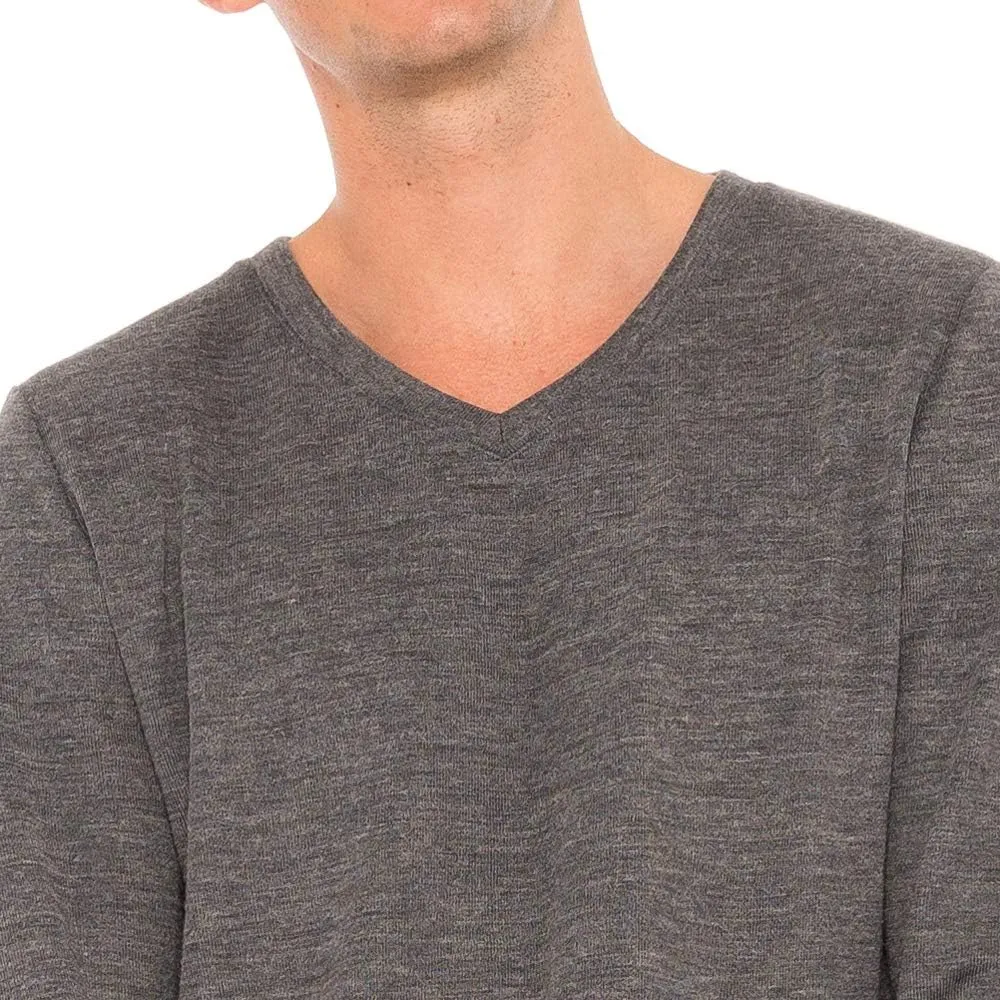 Mens V Neck Sweater - Moisture Wicking Dry Fit - Lightweight Fashion Sweaters