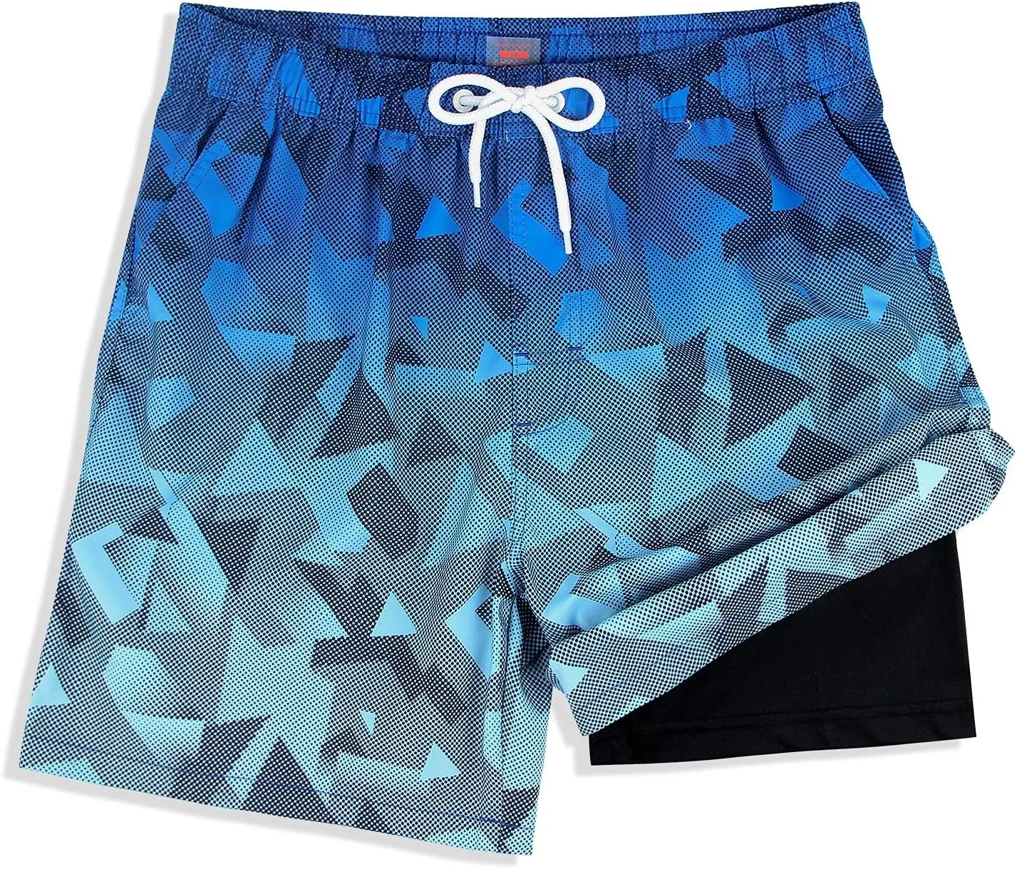 MILANKERR 5.5" Mens Swim Trunks with Compression Liner Quick Dry