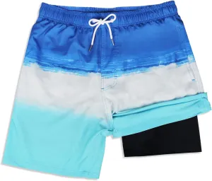 MILANKERR 5.5" Mens Swim Trunks with Compression Liner Quick Dry