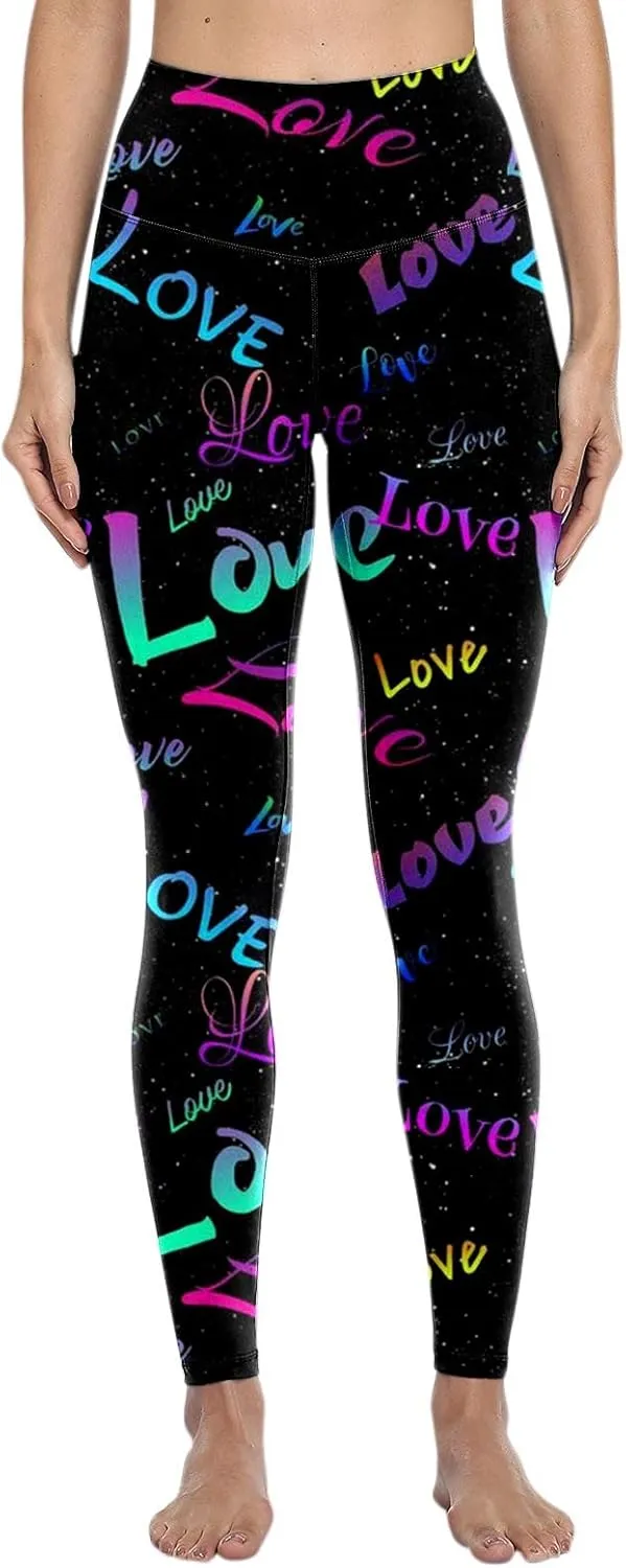 MRAFDGFB Sleep Slimmers Compression Leggings Plus Size Women Workout Silver Print Sports Yoga Pants Sexy Compression
