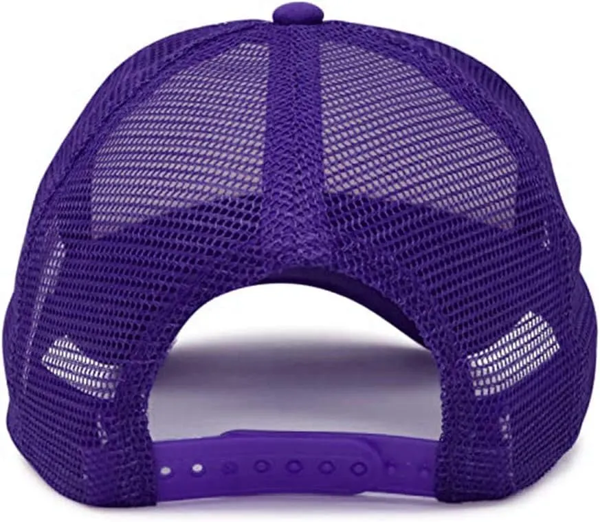 MR.R Sublimation Blank Polyester Mesh Cap Mesh Trucker Summer Mesh Cap,6 Pieces per Pack