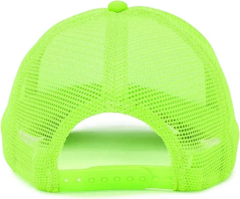 MR.R Sublimation Blank Polyester Mesh Cap Mesh Trucker Summer Mesh Cap,6 Pieces per Pack