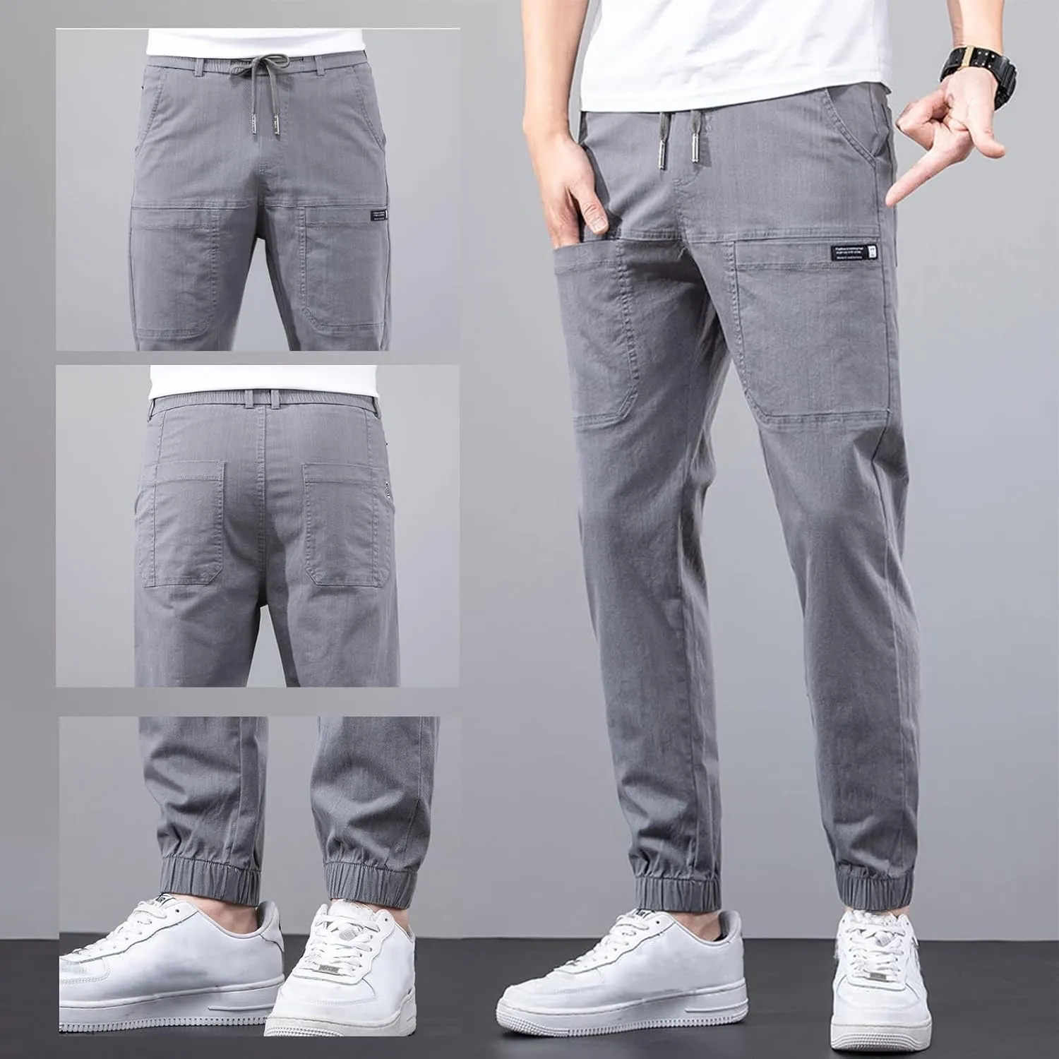 MultiPants - High Stretch Multi-Pocket Durable Cargo Pants, Move with Ease & High Elasticity