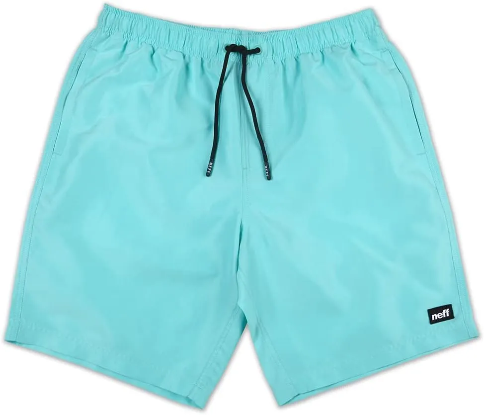 NEFF Men's 9" Quick Dry Swim Trunks with Lining