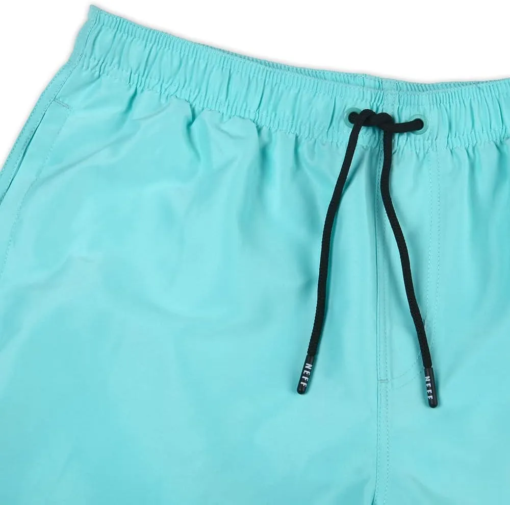 NEFF Men's 9" Quick Dry Swim Trunks with Lining