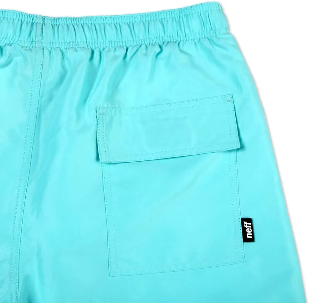 NEFF Men's 9" Quick Dry Swim Trunks with Lining