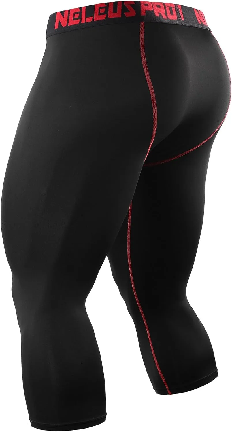 NELEUS Men's Dry Fit Compression Pants Workout Running Leggings
