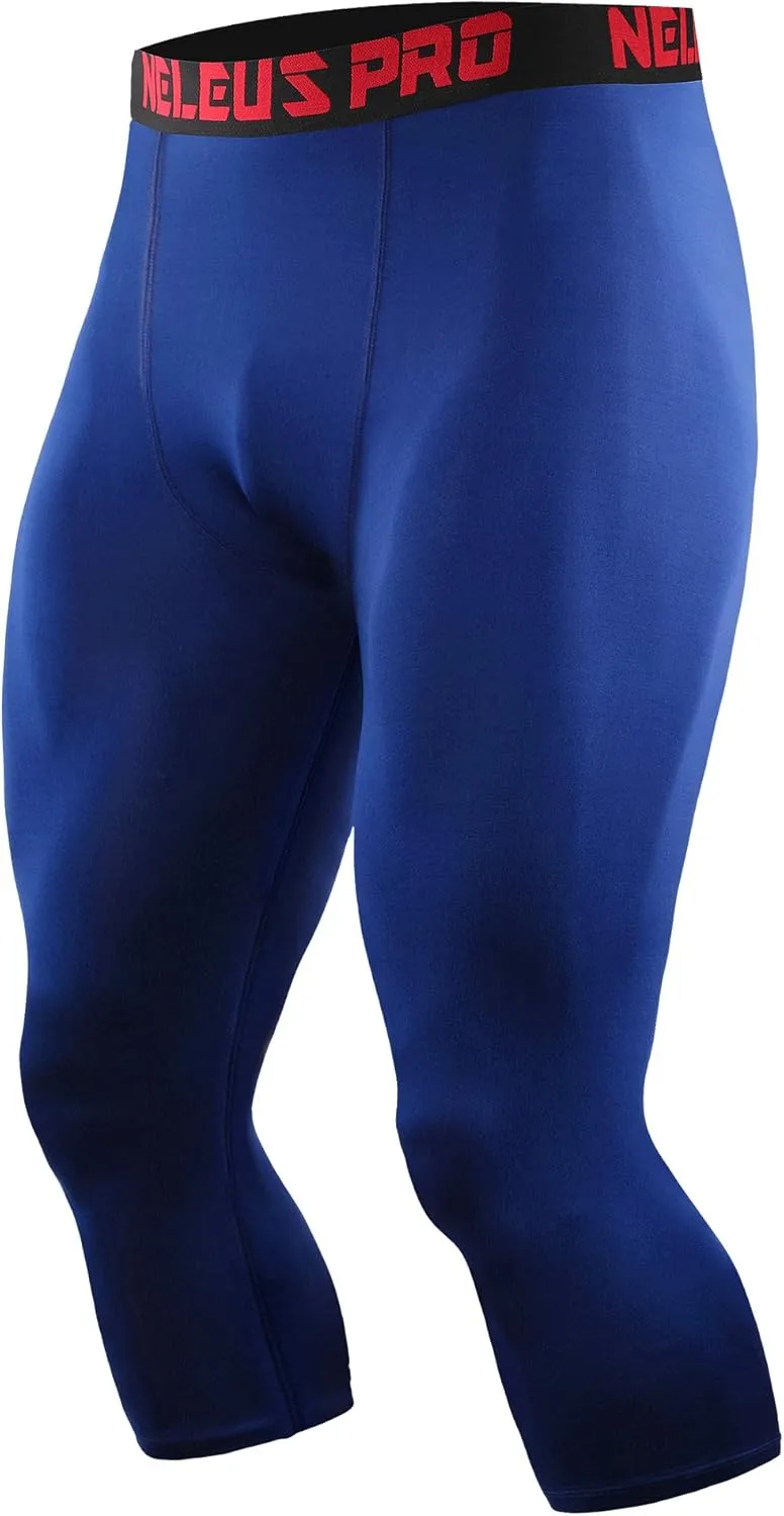 NELEUS Men's Dry Fit Compression Pants Workout Running Leggings