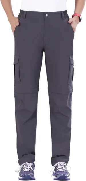 Nonwe Women's Outdoor Water-Resistant Quick Dry Convertible Cargo Pants