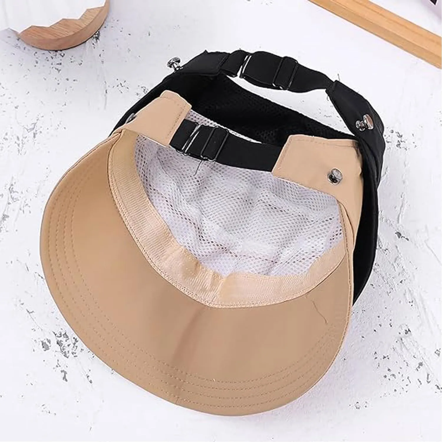Outdoor Uv Protection Hollow Top Sun Hat, 2024 New Women's Outdoor Uv Protection Hollow Top Wide Brim Sun Hat