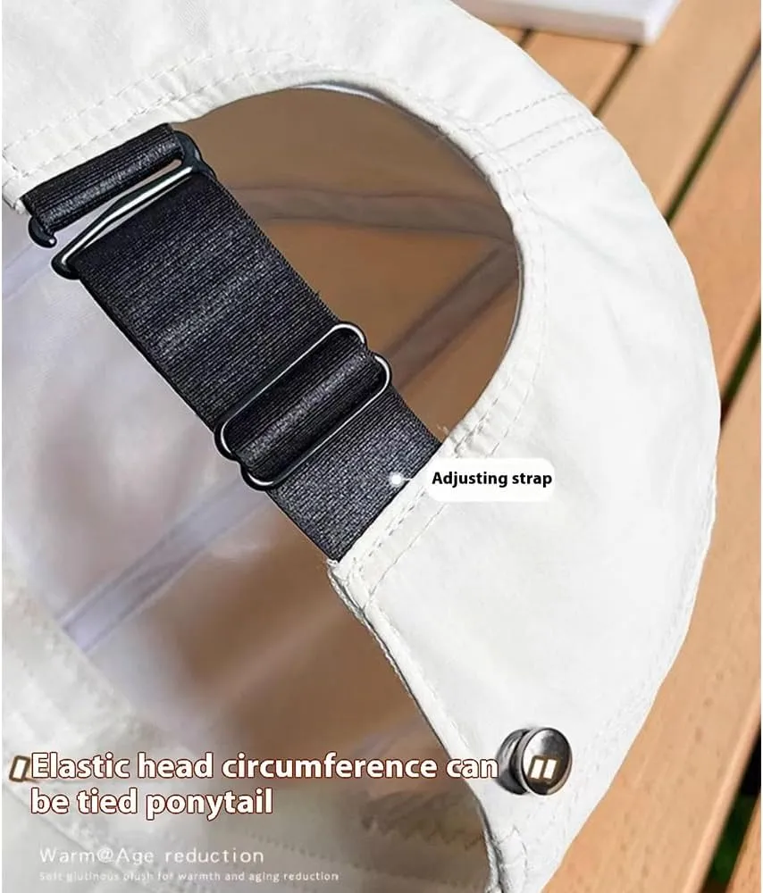 Outdoor Uv Protection Hollow Top Sun Hat, Sun Hats Women Wide Brim Uv Protection Hollow Top, Summer Sun Protect Visor Hats