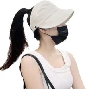 Outdoor Uv Protection Hollow Top Sun Hat, Women's Outdoor Uv Protection Hollow Top Wide Brim Sun Hat