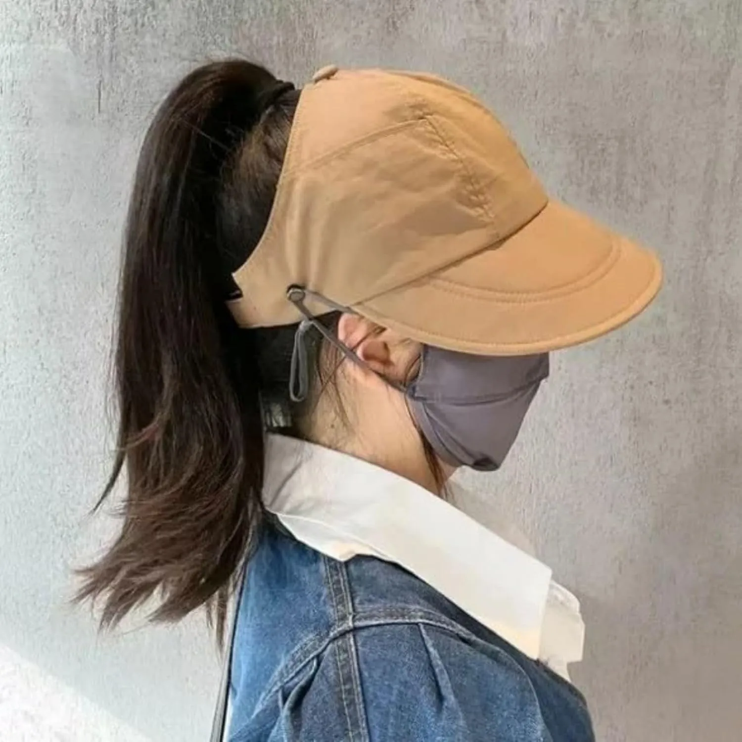Outdoor Uv Protection Hollow Top Sun Hat, Women's Outdoor Uv Protection Hollow Top Wide Brim Sun Hat
