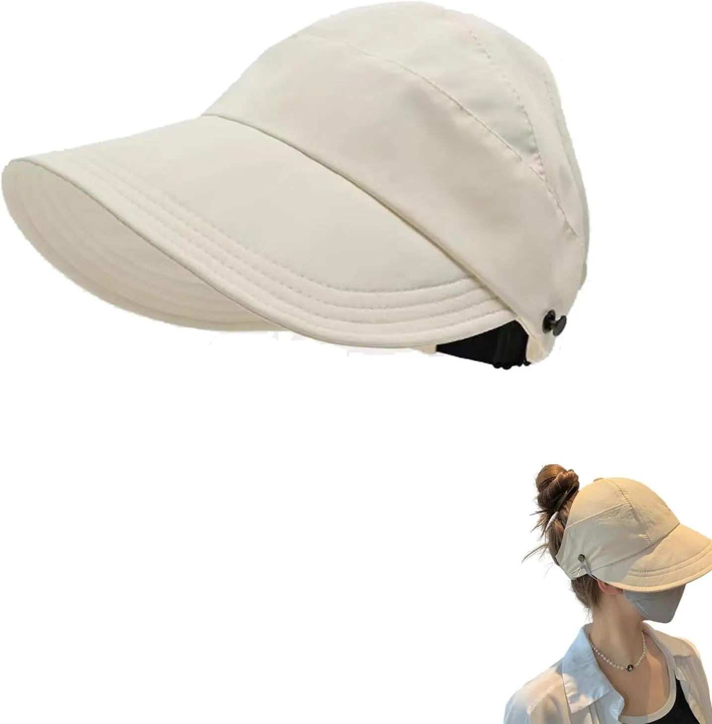 Outdoor Uv Protection Hollow Top Sun Hat,Women's Outdoor Uv Protection Hollow Top Wide Brim Sun Hat,Quick Dryin