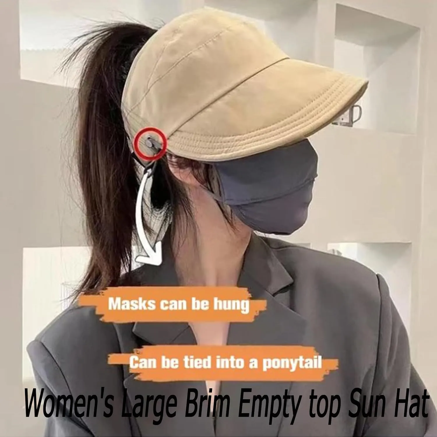 Outdoor Uv Protection Hollow Top Sun Hat,Women's Outdoor Uv Protection Hollow Top Wide Brim Sun Hat,Quick Dryin