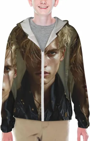 P-eeta MellarkYouth Lightweight Sports Long Sleeve Sun Protection Jacket Lightweight and Breathable