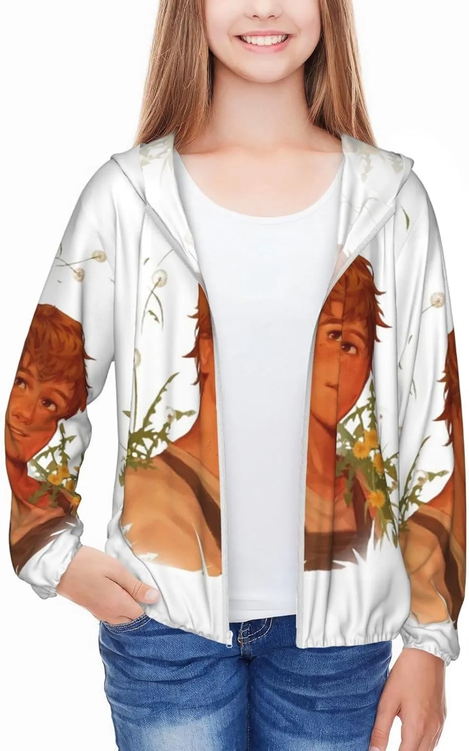 P-eeta MellarkYouth Lightweight Sports Long Sleeve Sun Protection Jacket Lightweight and Breathable