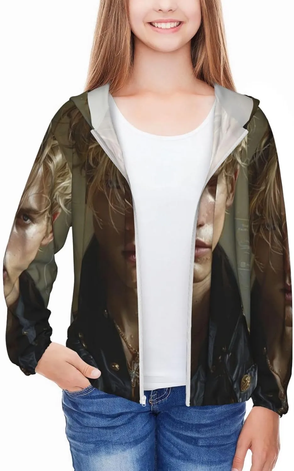 P-eeta MellarkYouth Lightweight Sports Long Sleeve Sun Protection Jacket Lightweight and Breathable