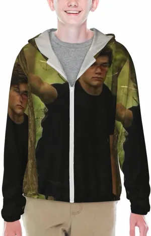 P-eeta MellarkYouth Lightweight Sports Long Sleeve Sun Protection Jacket Lightweight and Breathable