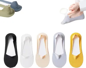 Petition Thin No Show Socks Womens and Men, Invisible Ice Silk Breathable Socks, Breathable Low Cut Non Slip Socks