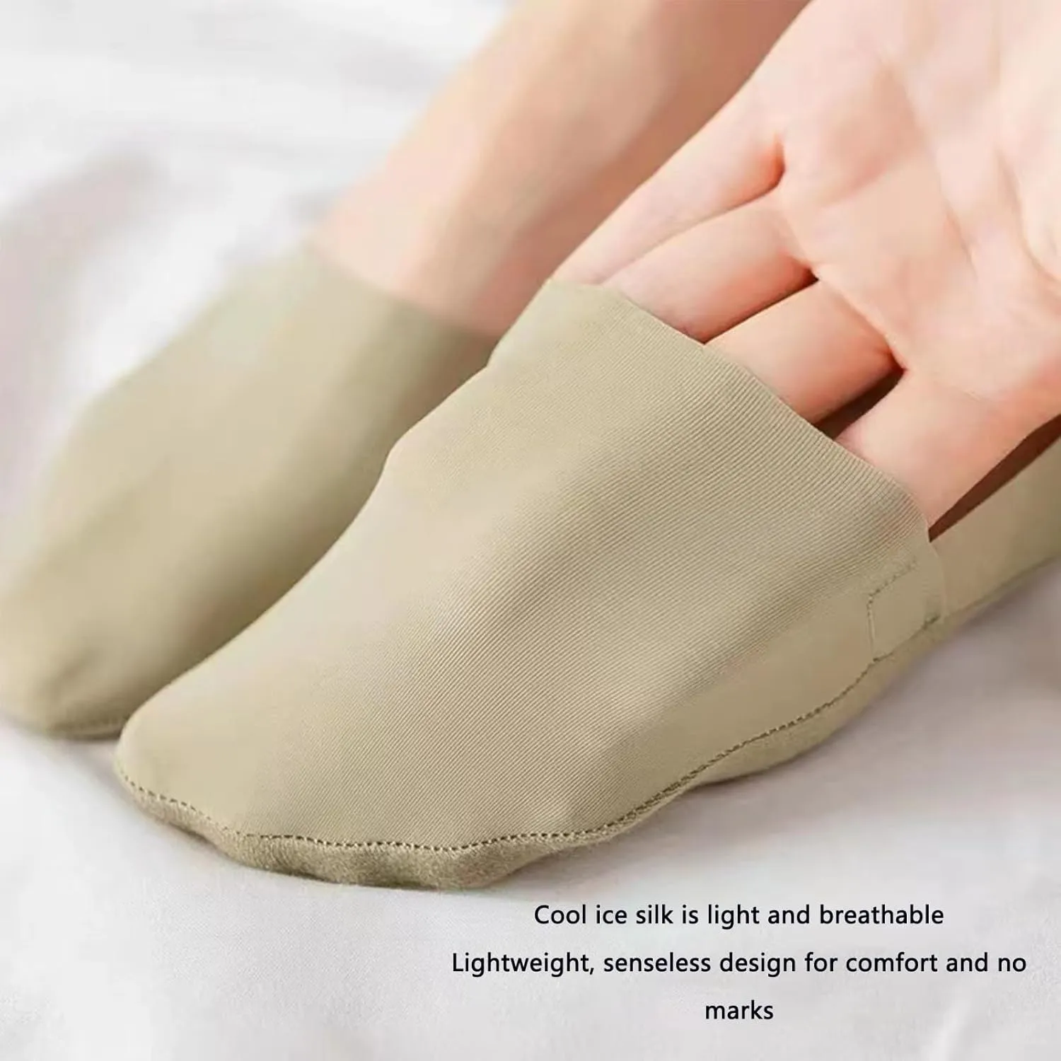 Petition Thin No Show Socks Womens and Men, Invisible Ice Silk Breathable Socks, Breathable Low Cut Non Slip Socks