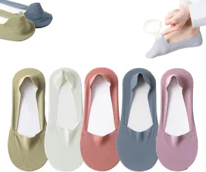 Petition Thin No Show Socks Womens and Men, Invisible Ice Silk Breathable Socks, Breathable Low Cut Non Slip Socks