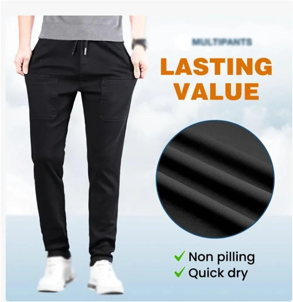 Pointoke Cargo Pants, High Stretch Multi-Pocket Durable Quick Drying Hiking Joggers