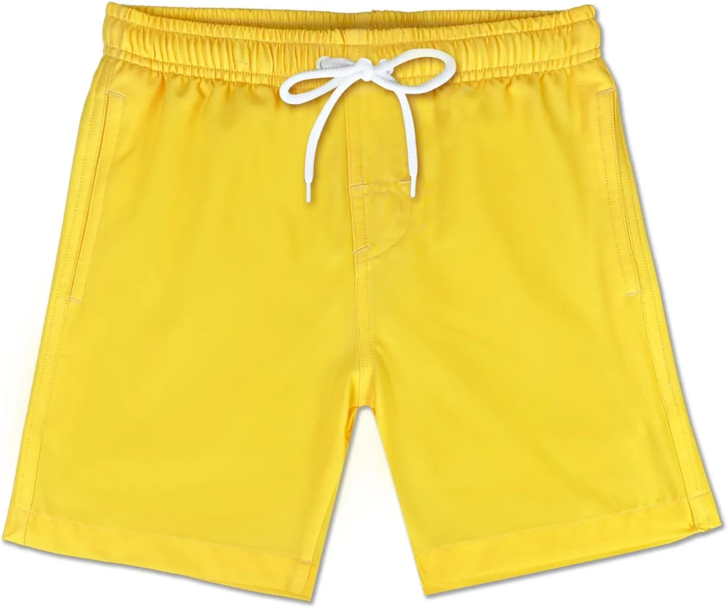 QRANSS Boys Swim Trunks Toddler Swim Shorts with Compression Liner Anti Chafe 2 in 1 Bathing Suit Swimsuit Swimwear