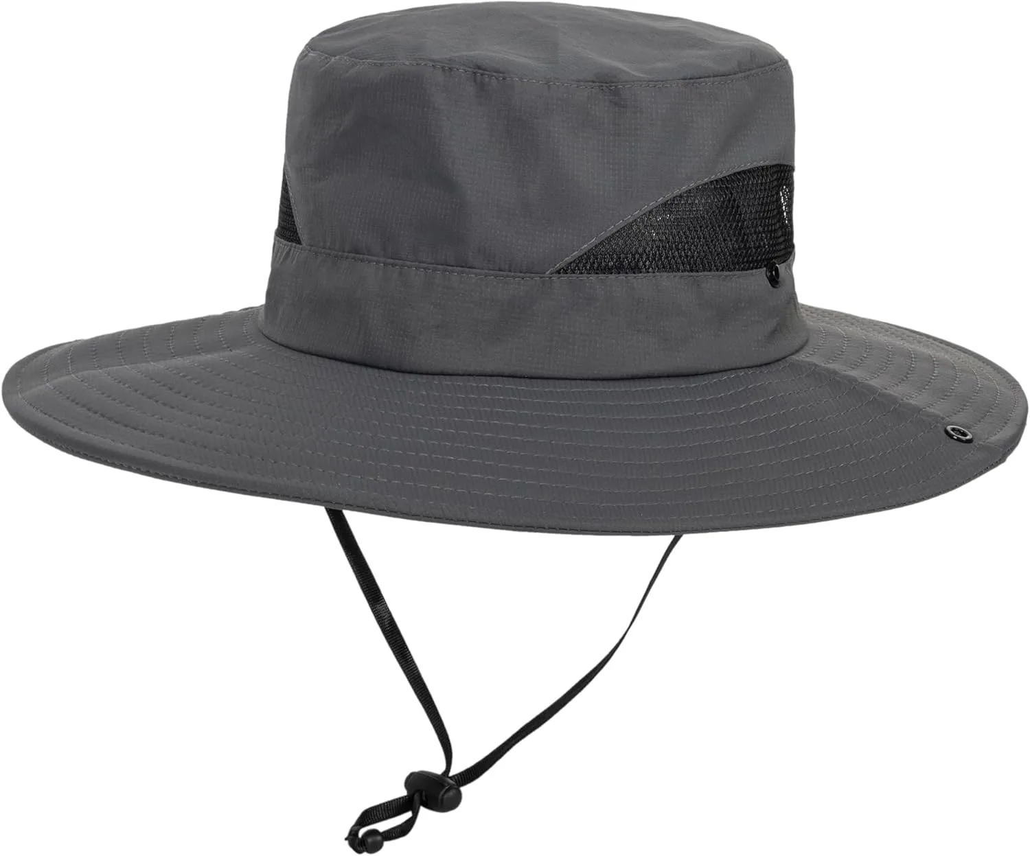 Quick-Dry-Sun-Hat-Beach-Bucket-Hat for Men Women - Wide Brim Mesh Boonie UV Protection Hat Foldable Packable with Drawstring…