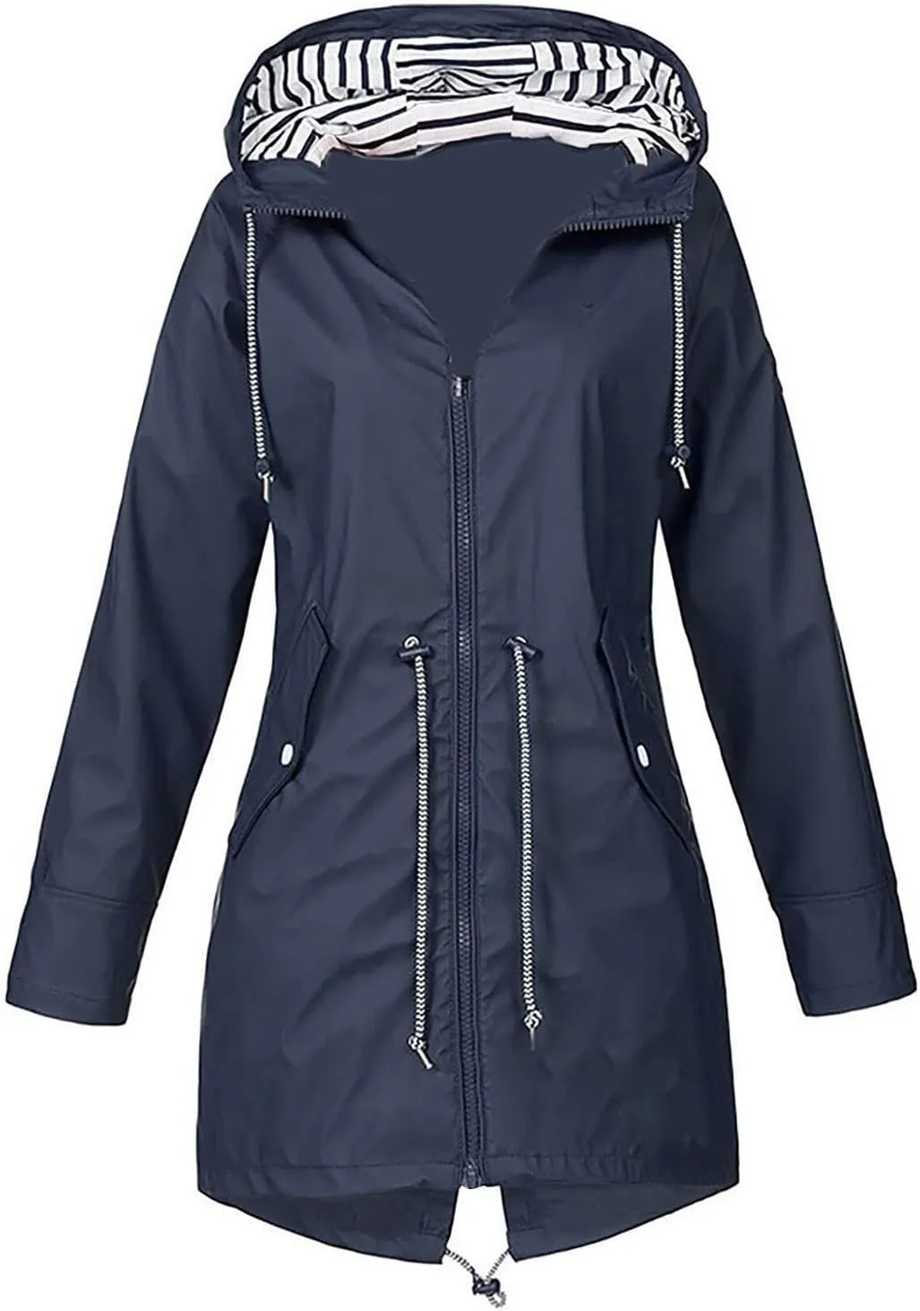 Raincoat Hoodie Women Waterproof Lightweight Jacket Lightweight Lined Rain Jacket Outdoor Ventures Jacket