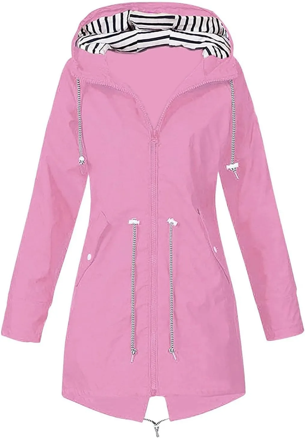 Raincoat Hoodie Women Waterproof Lightweight Jacket Lightweight Lined Rain Jacket Outdoor Ventures Jacket